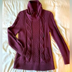 LL Bean cowl neck sweater, barely worn, excellent condition.